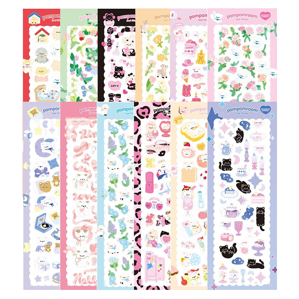 Kawaii Penguins in School Sticker Pack | Cute | Fun Stickers | Stickers |  Gift for Her | Pack of 19 Planner Stickers