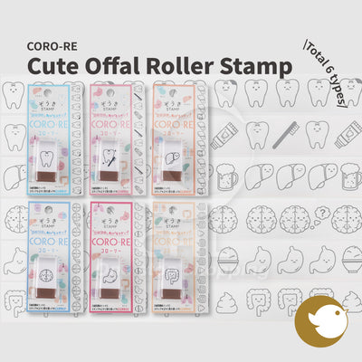 KAMIO Cute Offal CORO-RE Roller Stamp Various Styles