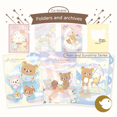 San-X Clear Dokumen Folder A4 Sisi Ganda Rilakkuma Sumikko Gurashi