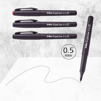 SHACHIHATA Artline Ergoline Office 0.5mm Water-based Ball Pen