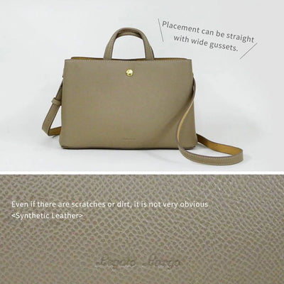 Legato Largo multifunctional leather shoulder bag, elegant small French cross-body, rainproof, anti-fouling, storage bag, fashionable retro, wallet and functional shoulder bag