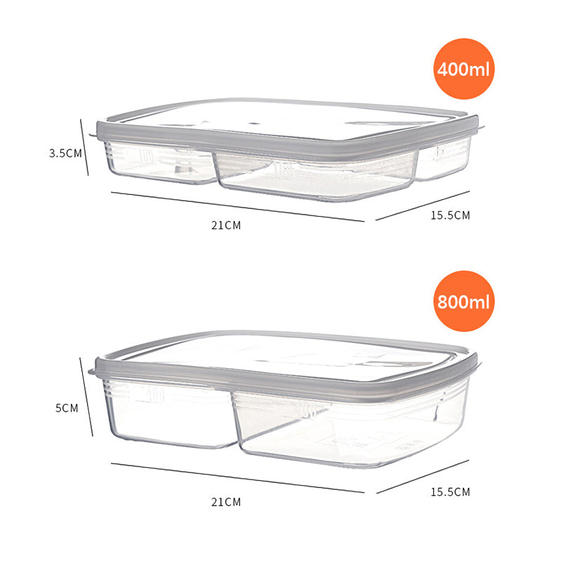 2-4 Compartment Fresh-keeping Box: Versatile, Space-saving, Microwaveable –  CHL-STORE