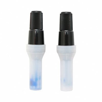 SHACHIHATA XLR-9N Pigment Replenisher 2 Pack Blue Continuous Stamp Replenishment Cartridge Special Ink Stamp Ink Office ID Stamp