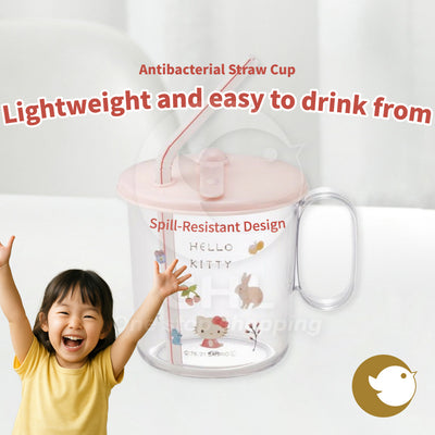 Skater Antibacterial Straw Cup Hello Kitty Sanrio