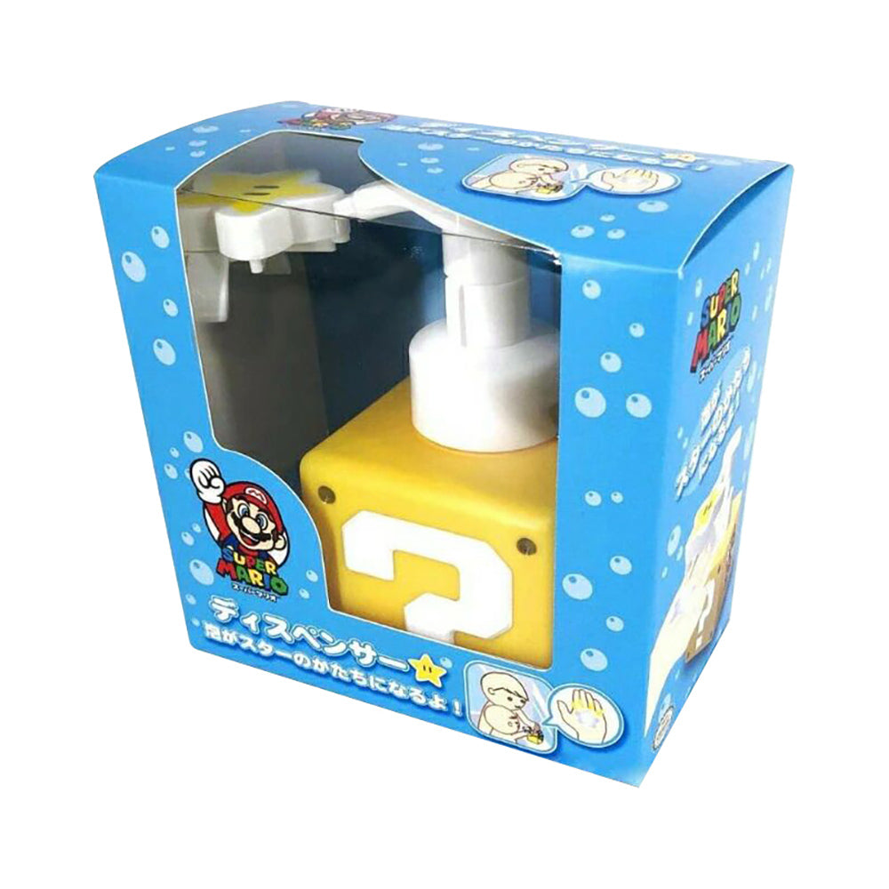 Japanese Super Mario hand wash bottle shower gel bottle packing tank bath supplies question mark brick invincible star foaming bottle mousse