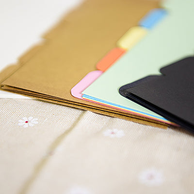 A5 loose-leaf 6-hole index paper color cowhide student supplies office supplies notebook inner pages student notes