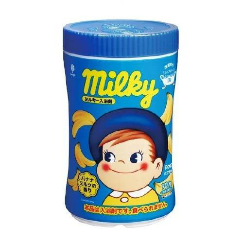 Novopin Japanese milky white bath salt Peko-chan red bottle (vanilla milk) / Poco-chan blue bottle (banana milk)