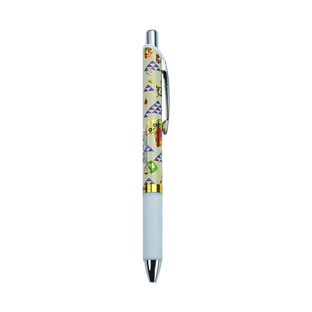 PENTEL ENERGEL 0.5mm Limited Yuzen Series Second Edition Gel Ballpoint Pen Sakura Birds Tang Grass White Flowers Flowers Japanese Art Japanese Stationery