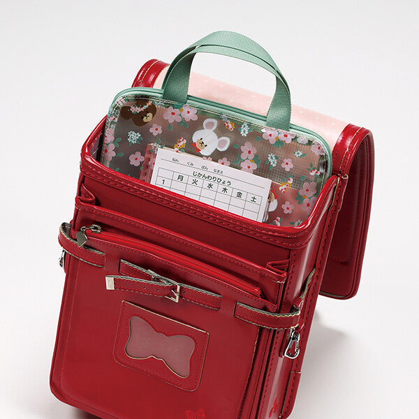 Sanrio partition communication bag course bag A4 zipper elementary school name timetable character skater zrf1 Lianle bag elementary school student handle zipper box school bag