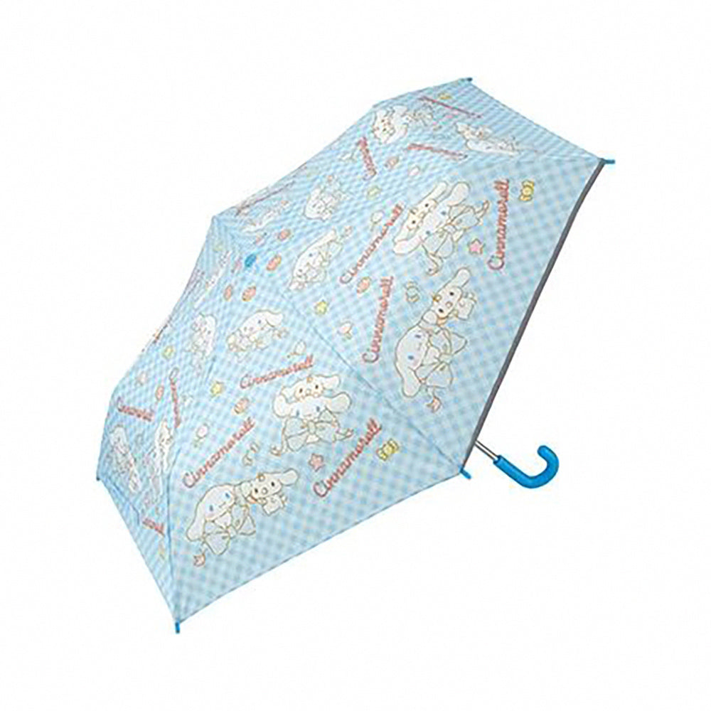 Sanrio popular character folding umbrella for children My Melody Kuromi Cinnamoroll Umbrella cover Name can be written on the straps Anti-pinching finger Reflective strip design