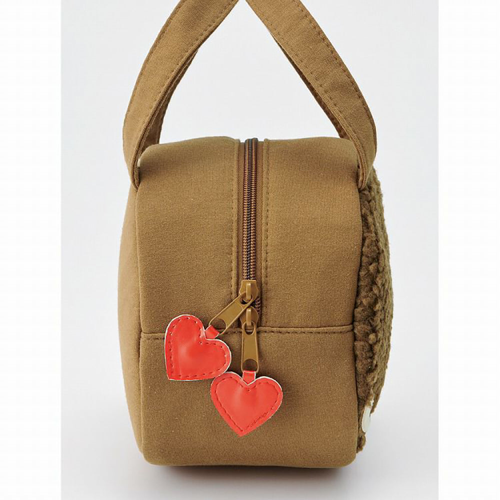 Monchhichi backpack, super soft to the touch, plush texture, character shape, fluffy, cute, light and easy to store, the best choice for gifts