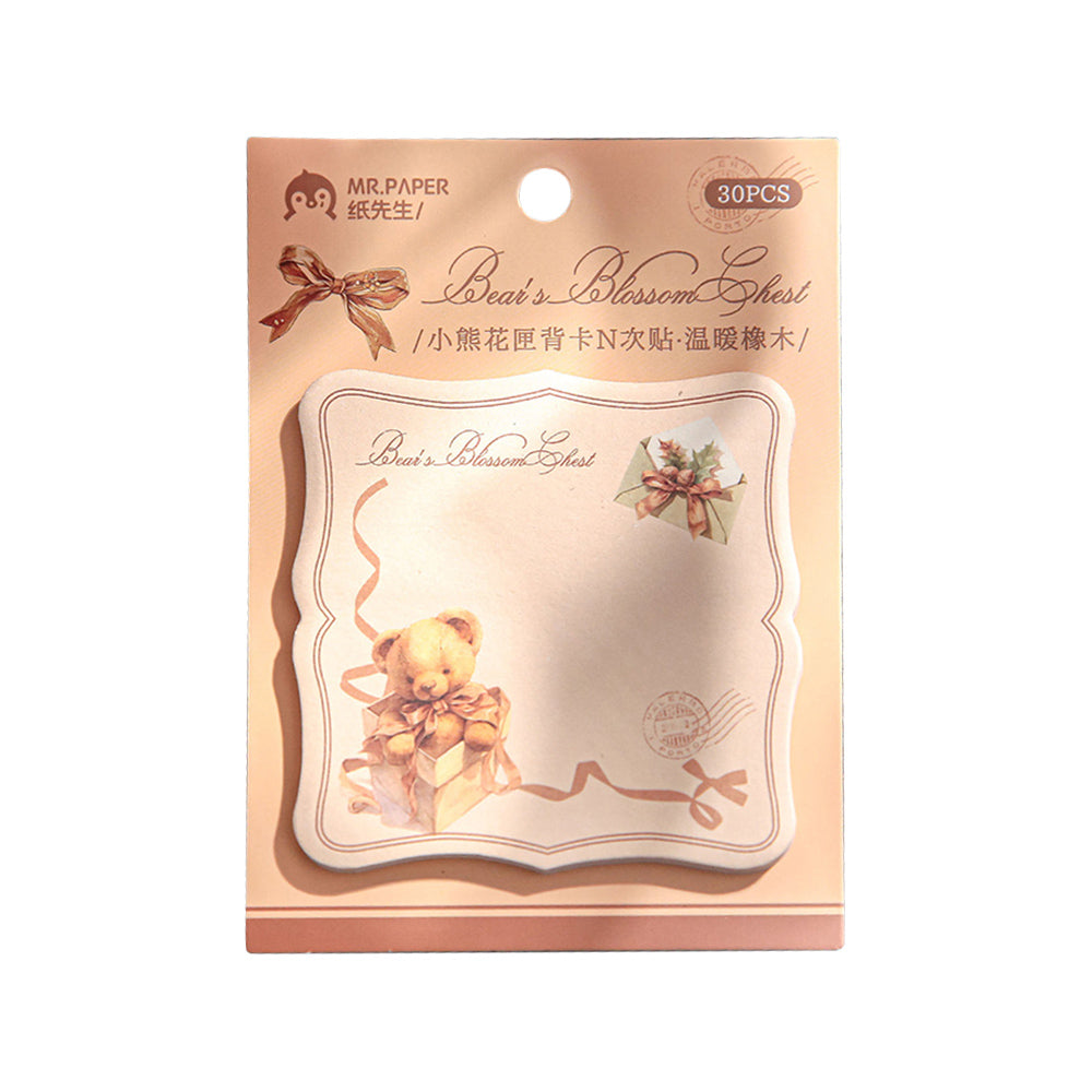Mr. Paper Years and Winds Series N Times Paste Student Student Message Bareting Post-It Note Orchid و Mangosteen و Qingmei و Thocking Bamboo وورقة ملاحظات وورقة مادية وتخليص DIY ومكتب قرطاسية ومدرسة ومستلزمات يومية
