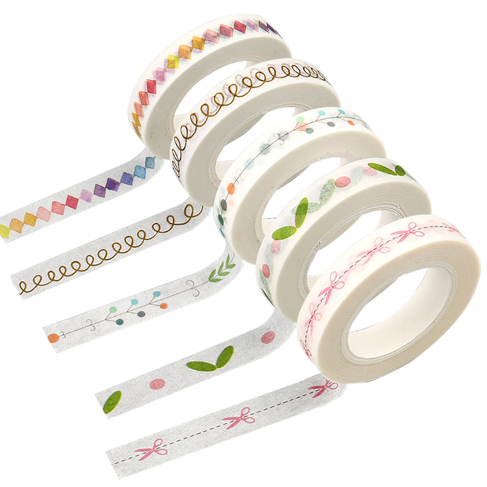 Washi Tape: Creative Handbag Decoration with Rainbow Grid and
