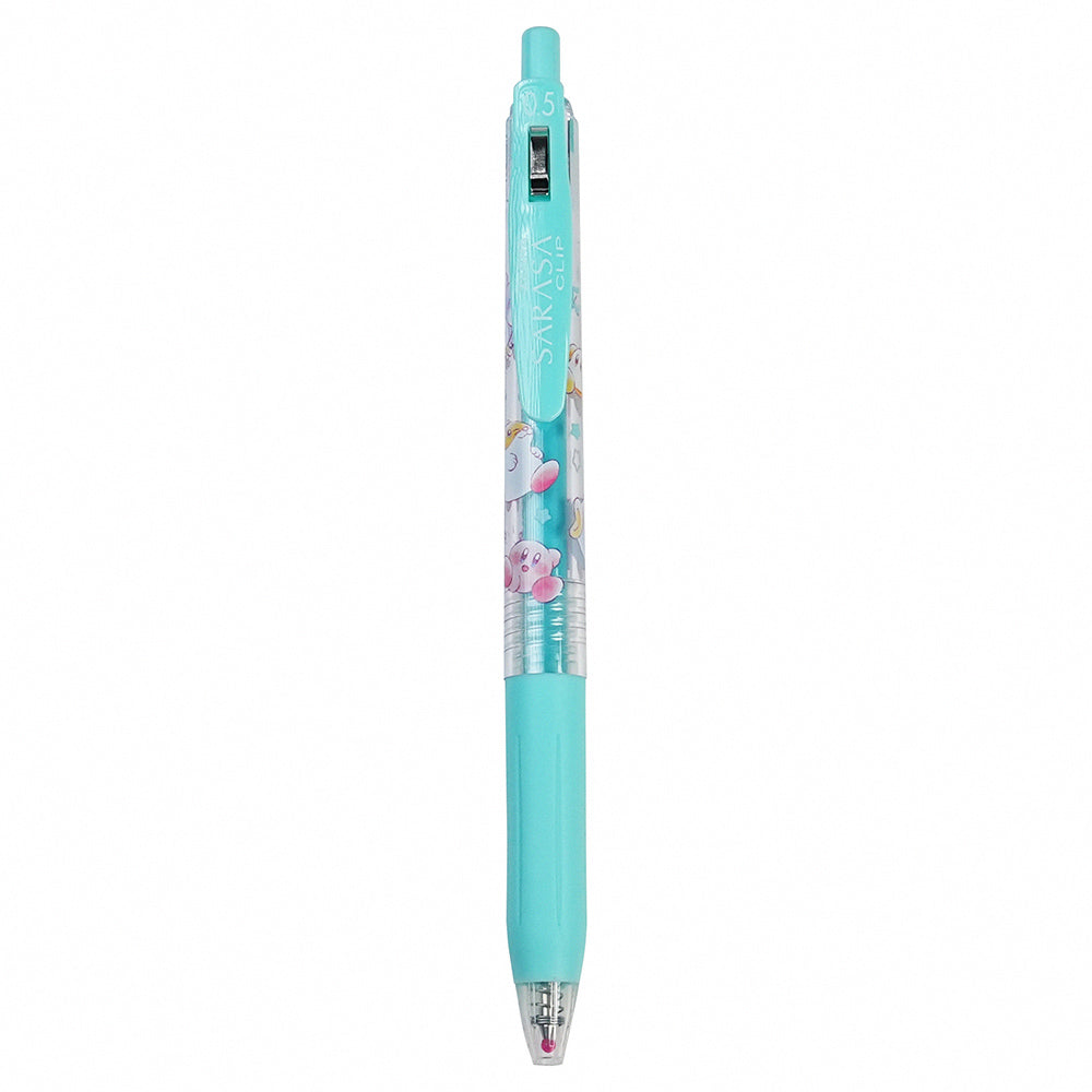 Zebra Sarasa Nintendo Kirby 0.5mm milk color gel pen pink orange blue green blue red black Japanese joint office study writing stationery