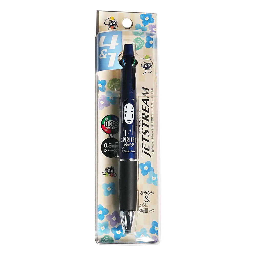 MOVIC Uni Jetstream 4+1 0.38 / 0.7mm Studio Ghibli co-branded multi-functional pen multi-function pen Kiki's Delivery Service Porco Rosso Hidden Girl Howl's Moving Castle Japanese stationery