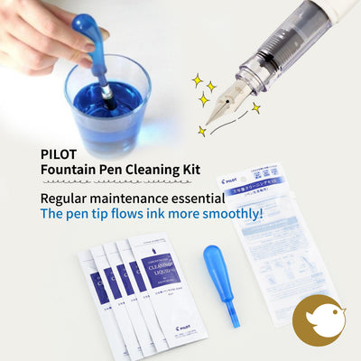 PILOT FOS-5S Fountain Pen Cleaning Kit – Japanese Original Cleaning Tools & Fluid