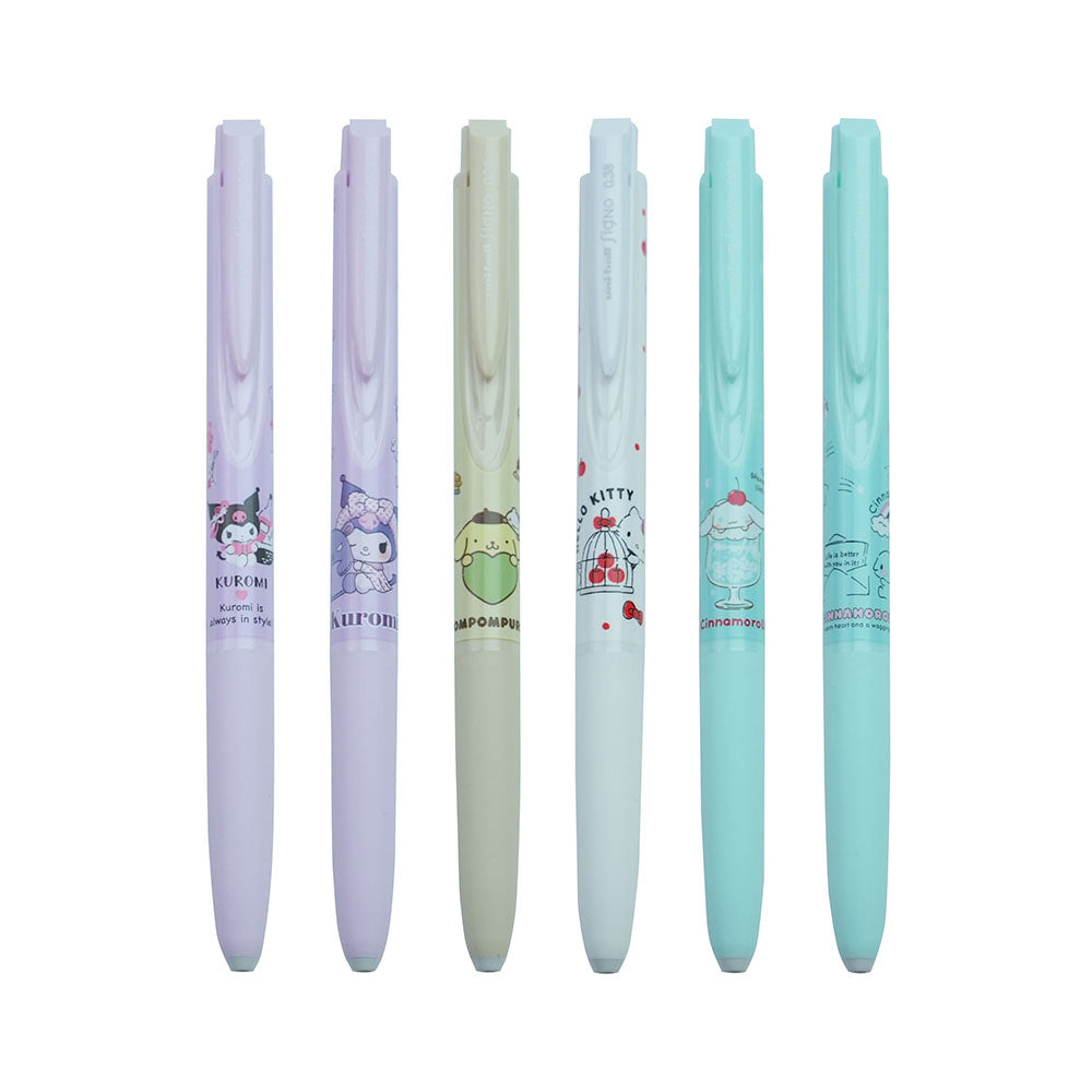 Uni-ball One Gel Pen - 0.38 mm - 3 Color Set - Sanrio Characters A -  Limited Edition