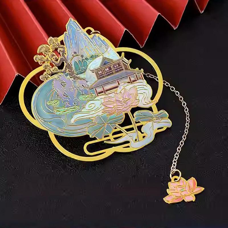 Antique Creative Bookmark National Style Personalized Metal Craft Commemorative Gift Book Clip Antique Style Reading Essentials NP-H7TAQG-072 - CHL-STORE