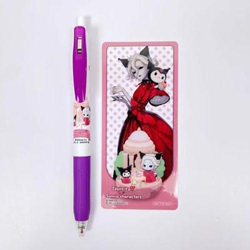 Chugai x Zebra 4549502073 Sarasa Fifth Personality x Sanrio 0.5mm Character Joint Black Ink Gel Pen Ball Pen Thick Ink Pen