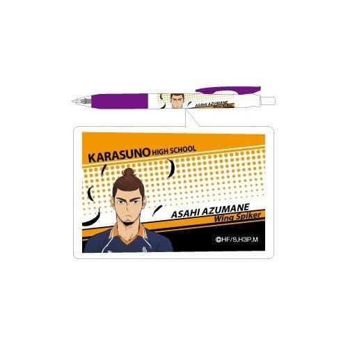 HISAGO X ZEBRA HH093 SARASA HAIKYU !! काली स्याही 0.5 मिमी जेल पेन बॉल पेन एनीमे