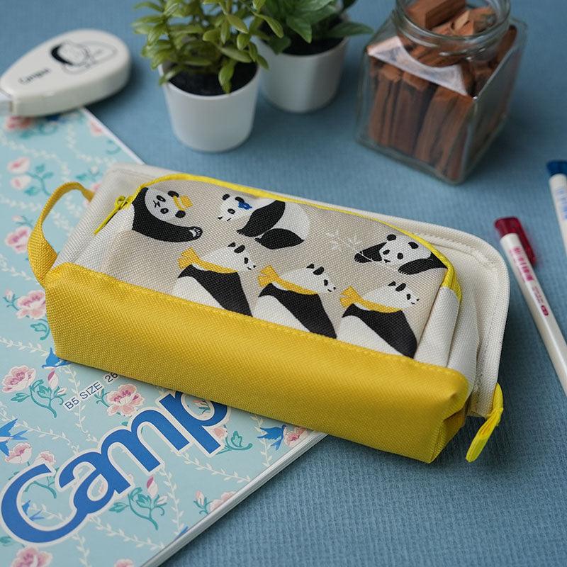 Cheap Pencil Case Transparent Large-capacity Student Pencil Case Cute Girl  Creative Simple Pencil Case Stationery Bag