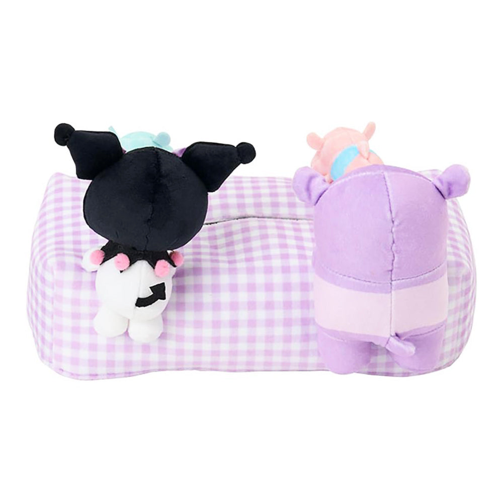 Sanrio joint tissue box cover checkered friends shape tissue box home decoration