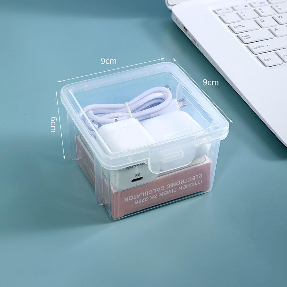 Miscellaneous Storage Box Small Large Transparent Charging Cable Storage Box Home Storage NP-H7TAQM-013 - CHL-STORE