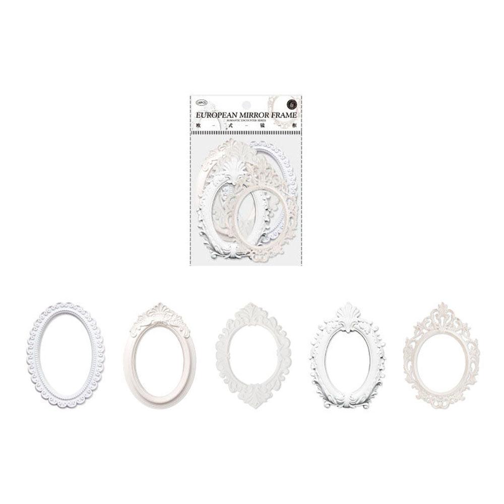 Momo hollow relief retro frame collage, French photo frame, European style frame, base decorative material, collage shape, pocket card bookmark production - CHL-STORE