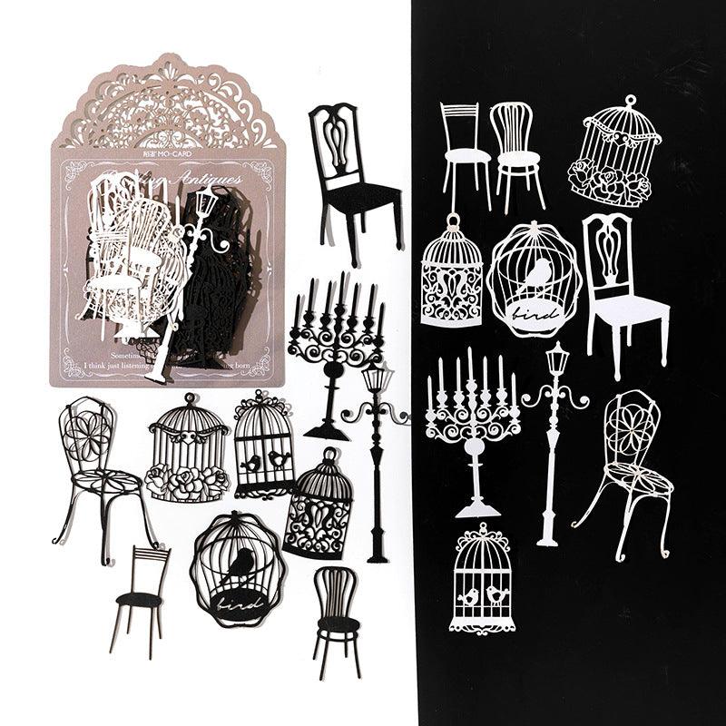 Momo Looking for Butterfly Series Inspiration Embossing Series Hollow Embossed Butterfly Lace Material Paper Pocket Decoration Material Art DIY Handmade Material - CHL-STORE