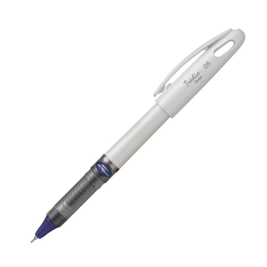 PENTEL BLN115W Tradio 0.5mm water-based ballpoint pen water-based pen white rod