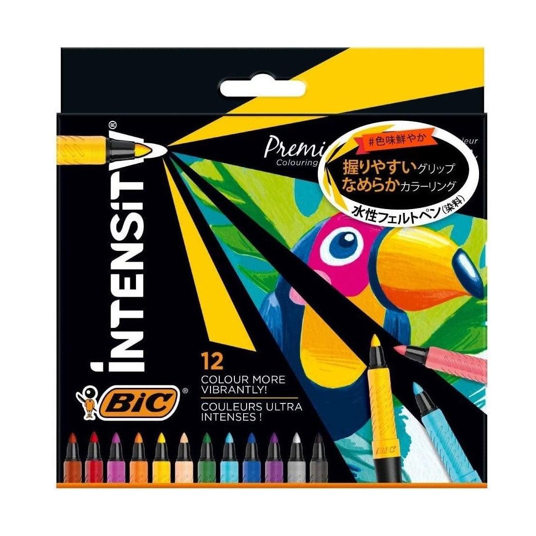 (Pre-Order) BIC Intensity Felt-Tip pen 0.7mm Water-based pen ITS-FEPFNPK12