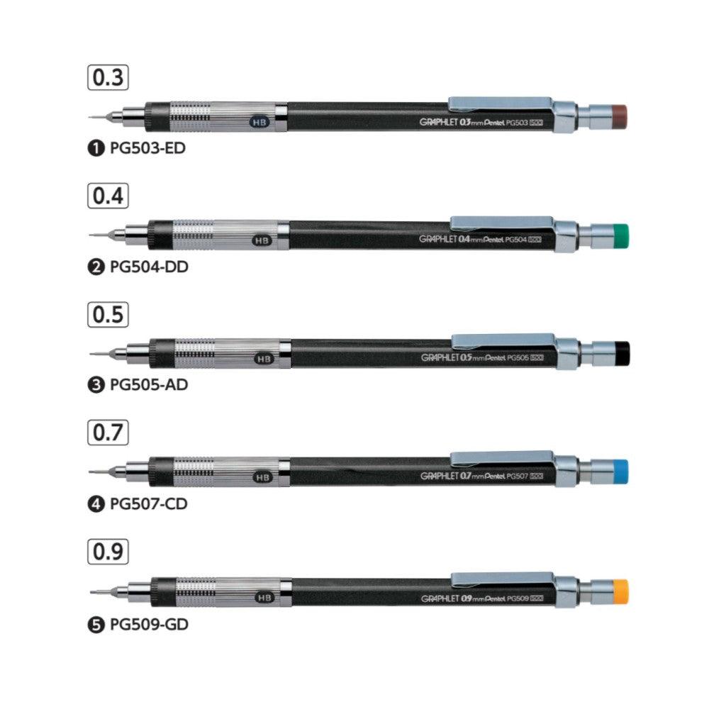 0.3~0.9mm　pencil　mechanical　Graflet　HB　drafting　PENTEL　–　CHL-STORE　Pre-Order)　PG5