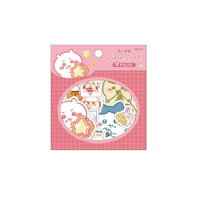 (Pre-Order) Sun-Star Chikawa Peace Seal Mogumogu Pink S85871 - CHL-STORE