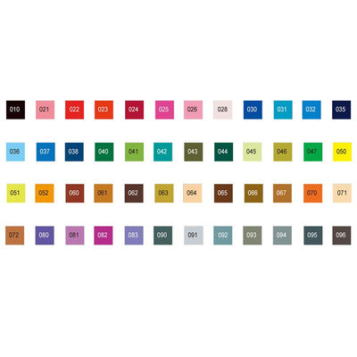 (pre-order) ZIG Clean Color Real Brush RB-6000AT-48V Brush Painting Tools - CHL-STORE