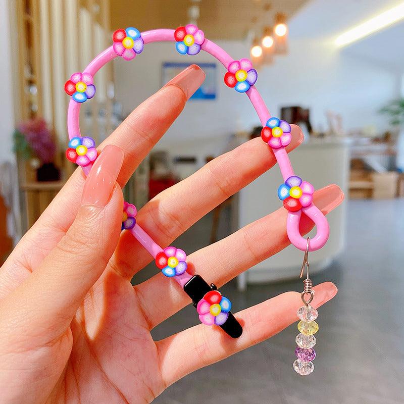 Twisted braids, dirty braids, colored braided hair ropes, children's hair curlers, styling double-head clips, colorful candy colors, popular elements - CHL-STORE