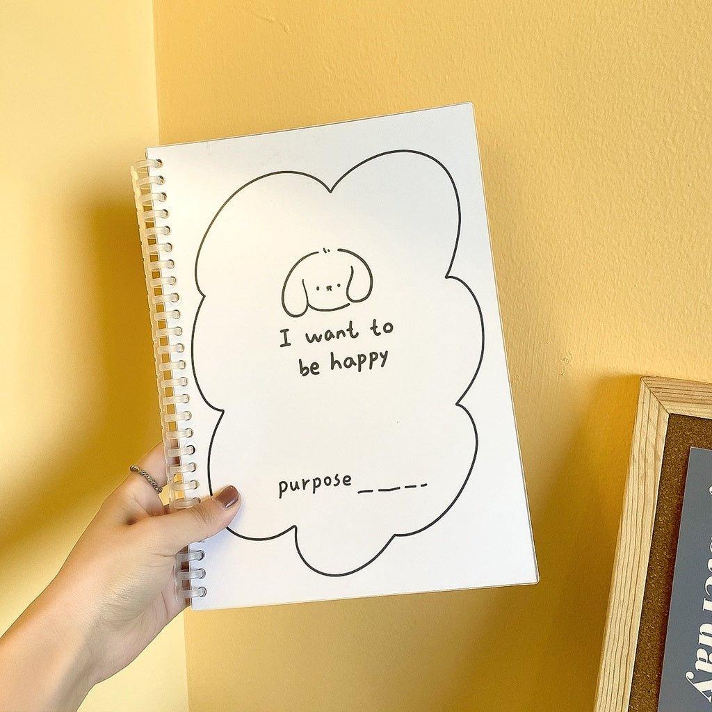 Art Blue Original Small Fresh Simple Wind B5 Coil Book Modeling Notebook Simple Notebook - CHL-STORE