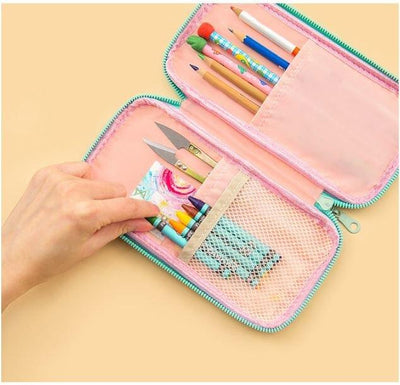 BENTOY cute sweetheart girly fantasy candy color lollipop pencil bag - CHL-STORE