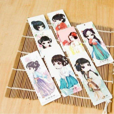 Chinese Palace Style Q version Girl Retro Classic Hanfu Bookmark Bookmarks Decoration NP-HEZQA-904 - CHL-STORE
