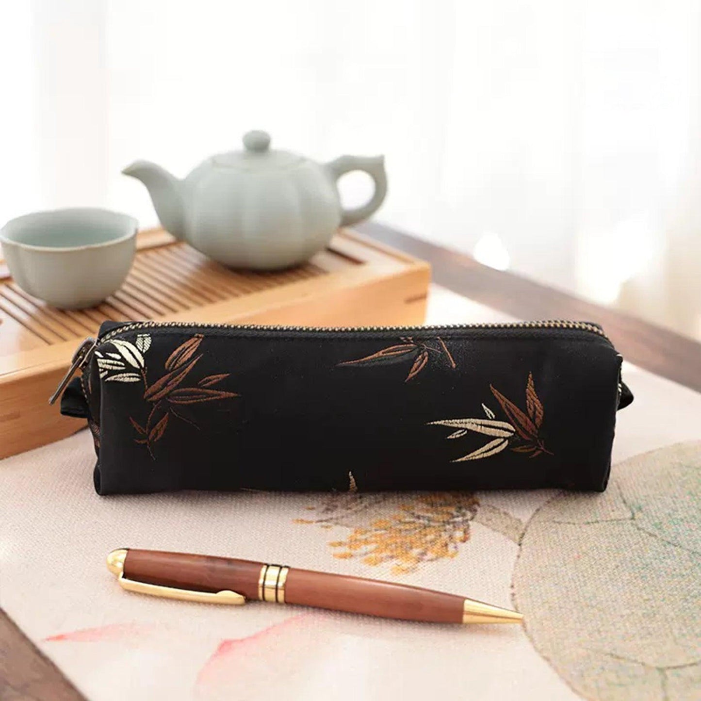 Chinese Style Retro Embroidered Pencil Bag NP-020040 - CHL-STORE