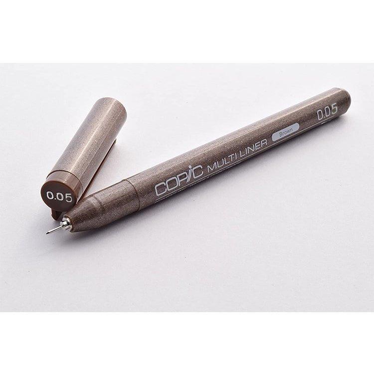 COPIC 0.1mm 0.05mm water based drawing pen technical pen dark brown cobalt blue - CHL-STORE