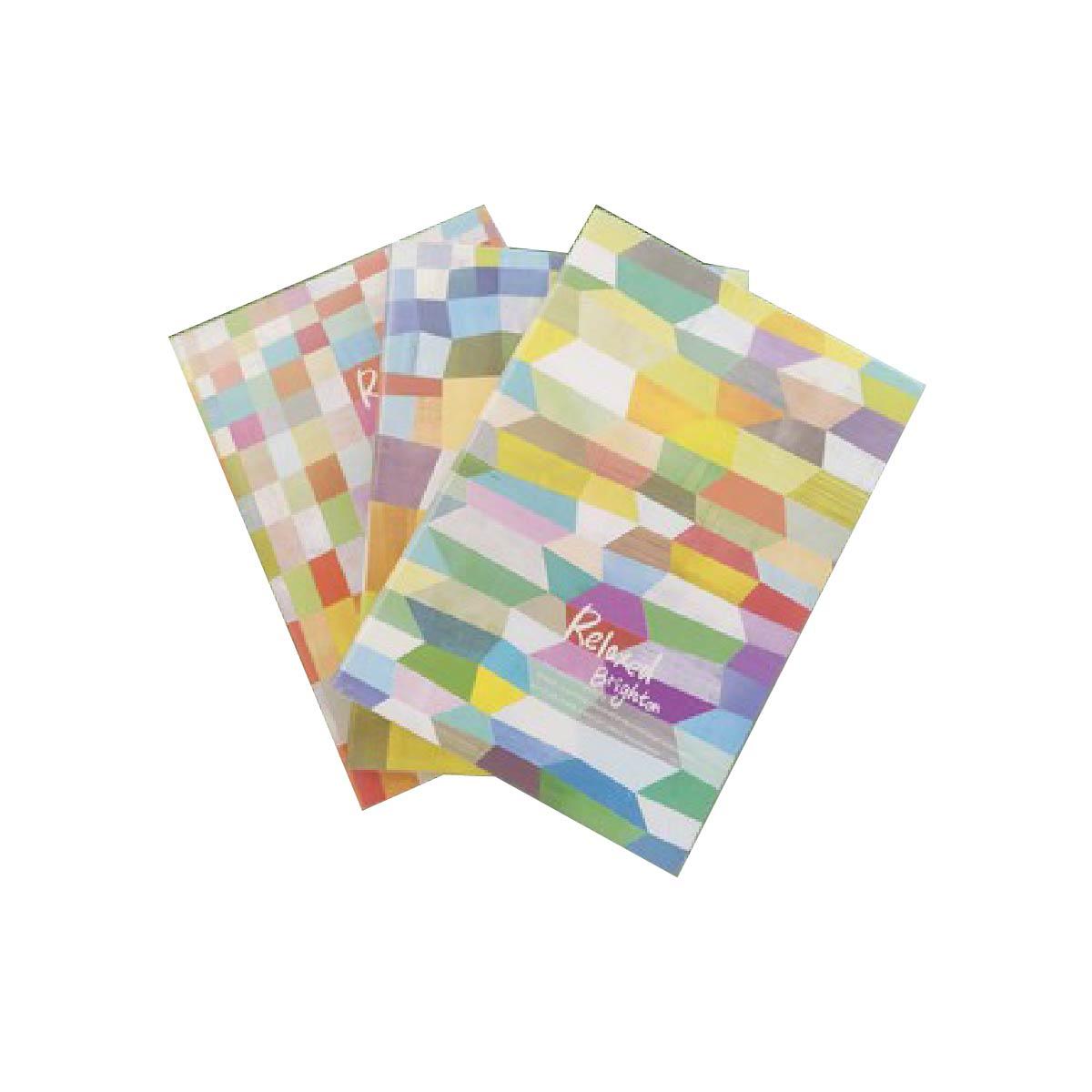 Creative color block different freedom 16k plastic sleeve diary B5 notebook random shipment NP-H7TAW-313 - CHL-STORE