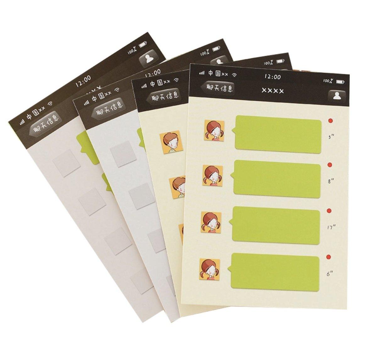 Creative DIY Chat Room Shape Greeting Cards Scratch Cards NP-030023 - CHL-STORE