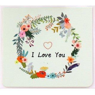 Creative DIY Hand-painted Folding Wreath Card Card Greeting Card Blessing Card Birthday Card NP-H7TAF-907 - CHL-STORE