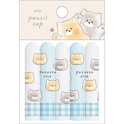 CRUX 10229 hand-painted cute animal pattern modeling Potetto Club five into the pencil cover modeling pencil cover - CHL-STORE
