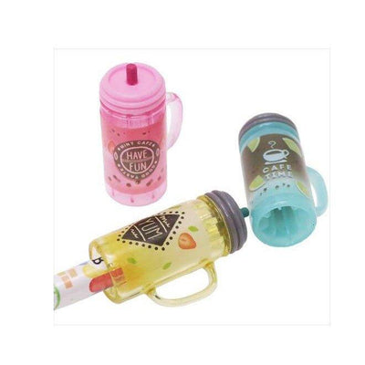CRUX 5505 Cute Beverage Pen Caps Refreshing Drinks Milk Fruit Coffee Pencil Cap Set 3pcs - CHL-STORE
