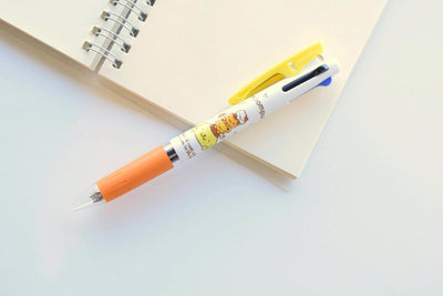 CUTE MODEL X UNI 300348 JETSTREAM cartoon pattern pudding dog joint 0.5MM 3-color functional pen 3-color pen ballpoint pen - CHL-STORE