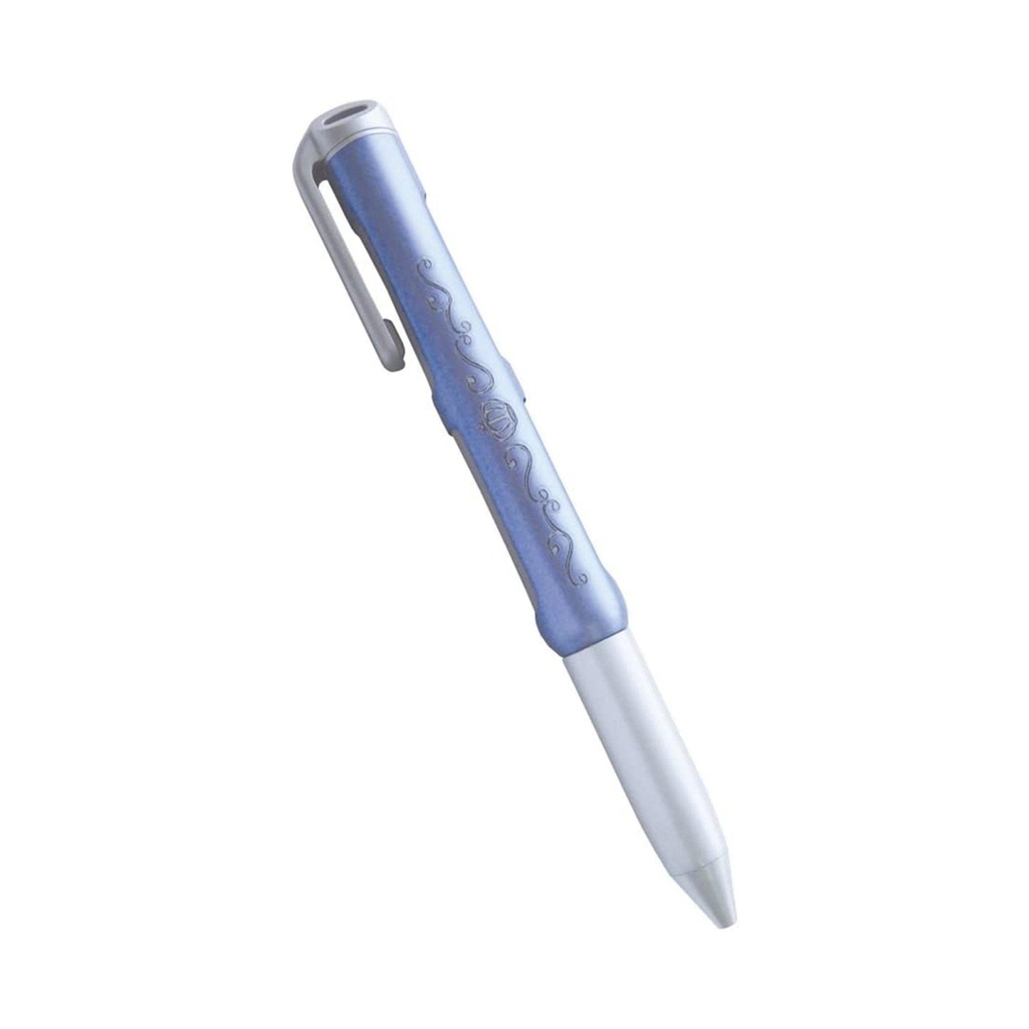 DEBIKA 2in1 magnifying glass pen 2.5x magnifying glass 1.0mm black ink ballpoint pen light blue color 070382 - CHL-STORE