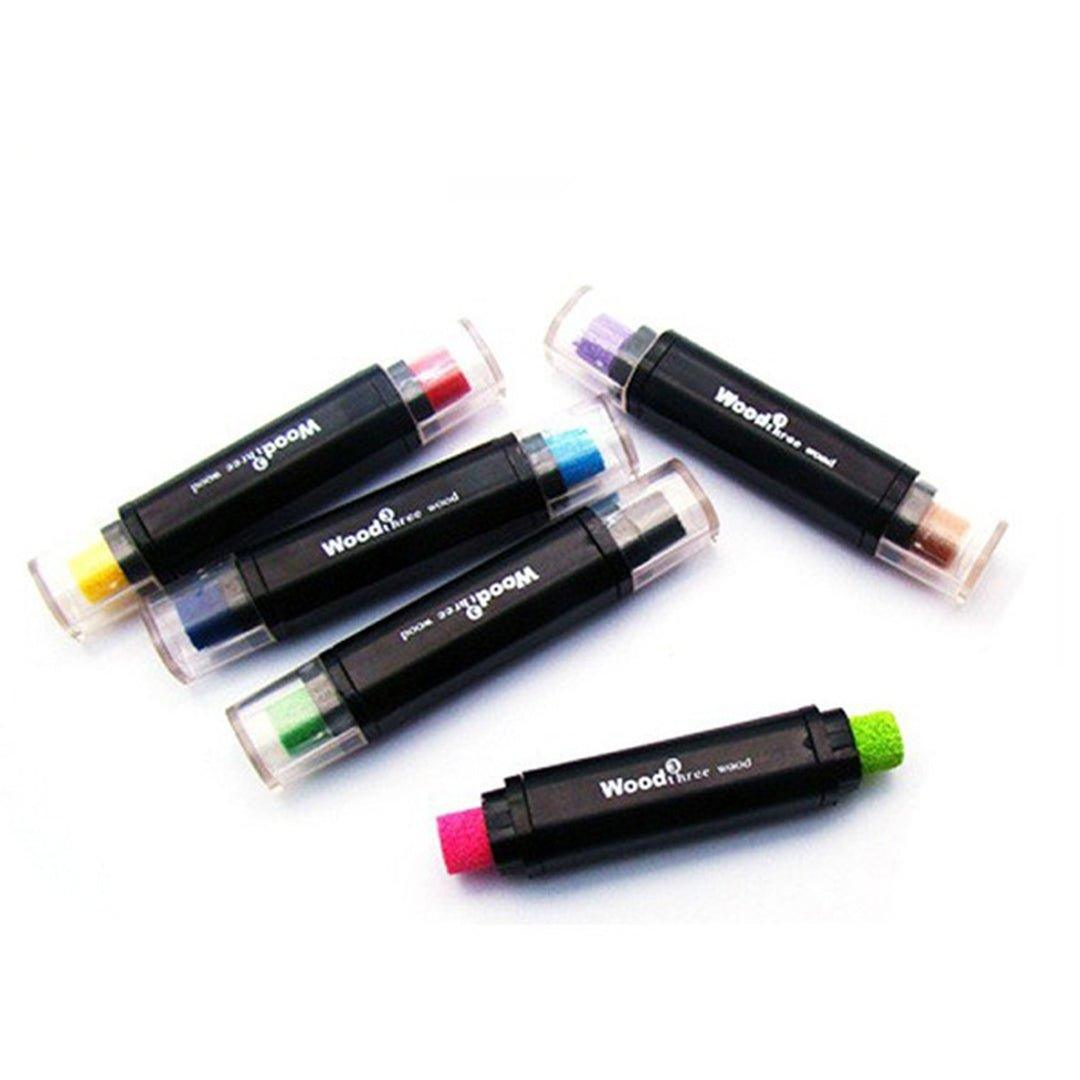 Double-headed sponge pad pen, smear pad, color pen type oil-based pad pen NP-H7TGM-601 - CHL-STORE