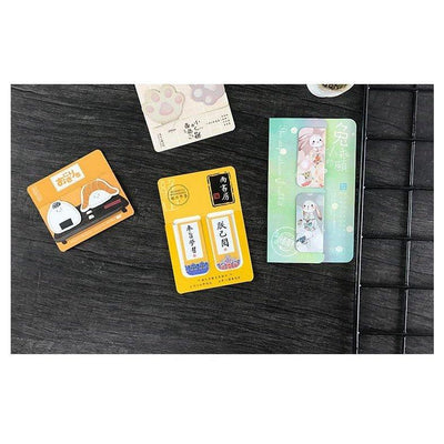Dyeing Literary Life Cute Animal Life Ancient Antiquity Modeling Double-sided Color Magnetic Magnet Bookmark NP-H7TGI-901 - CHL-STORE