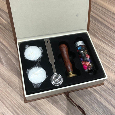 Fire Paint Seal Set Fire Paint Wax Star Modeling Wax Particles Wax Seal DIY Handmade Gift Box Set - CHL-STORE